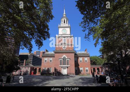 Geographie / Reisen, USA, Pennsylvania, Philadelphia, Independence Hall, Philadelphia, Pennsylvania, Additional-Rights-Clearance-Info-Not-Available Stockfoto