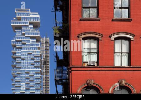 Geographie / Reisen, USA, New York, New York City, 56 Leonard, Condominium Complex, Leonardo Street, Tr, Zusätzliche-Rechte-Clearance-Info-Not-Available Stockfoto