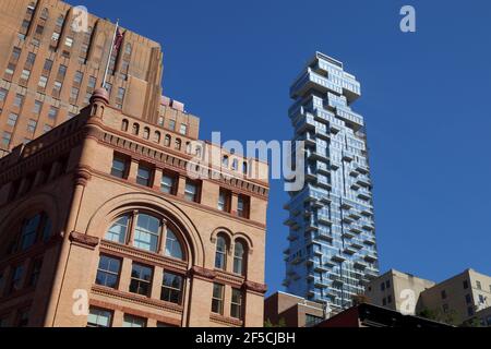 Geographie / Reisen, USA, New York, New York City, 56 Leonard, Condominium Complex, Leonardo Street, Tr, Zusätzliche-Rechte-Clearance-Info-Not-Available Stockfoto