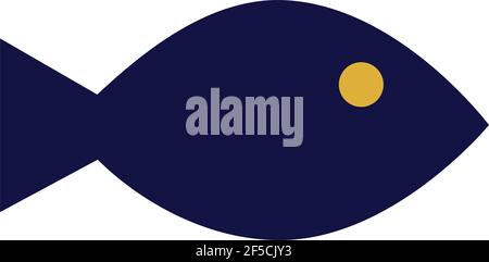 Fisch Symbol Design Logo Vektor Symbol Logo Symbol Stock Vektor