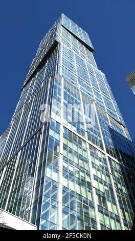 Moskau International Business Center. Türme der Stadt der Hauptstädte Stockfoto