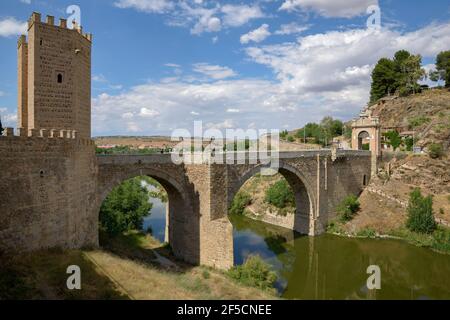 Geographie / Reisen, Spanien, Puente de Alcántara, Toledo, Provinz Kastilien-La Mancha, Additional-Rights-Clearance-Info-Not-Available Stockfoto