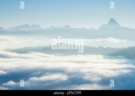 Geographie / Reisen, Schweiz, Blick auf Mythos vom Ratenpass, Zug, Additional-Rights-Clearance-Info-not-available Stockfoto