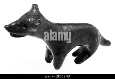 Statuette eines Hundes. Unbekannt Stockfoto
