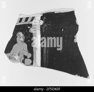 Apulische Rote Figur Calyx Krater Fragment. Stockfoto