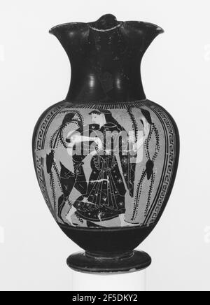 Oinochoe (Form 1). Stockfoto