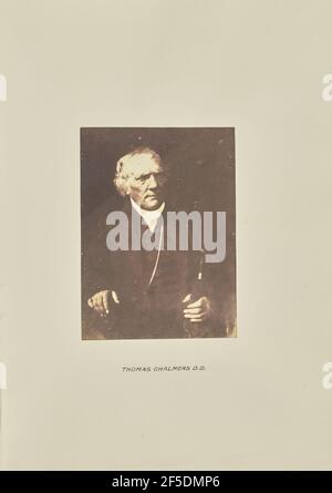 Thomas Chalmers, D. D.. Hill & Adamson (schottisch, aktiv 1843 - 1848) Stockfoto