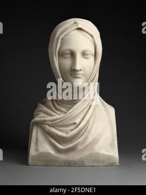 Herm einer Vestalin. Antonio Canova (Italienisch, 1757 - 1822) Stockfoto