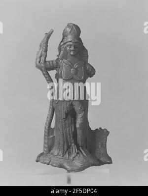 Statuette der Athena trägt einen Helm. Unbekannt Stockfoto