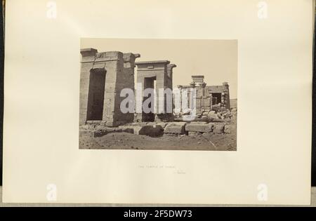 Der Tempel von Dabod, Nubia. Francis Frith (Englisch, 1822 - 1898) Stockfoto