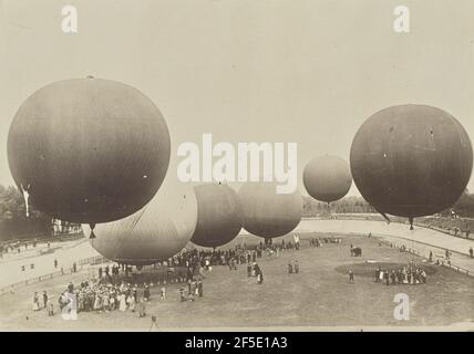 Heißluftballon. Fédèle Azari (Italienisch, 1895 - 1930) Stockfoto