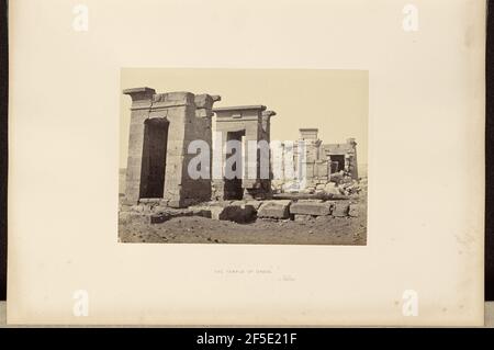 Der Tempel von Dabod, Nubia. Francis Frith (Englisch, 1822 - 1898) Stockfoto