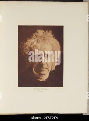 Sir John Herschel. Julia Margaret Cameron (Britin, geboren in Indien, 1815 - 1879) Stockfoto