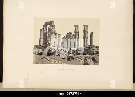 Der Tempel von Soleb, Äthiopien. Francis Frith (Englisch, 1822 - 1898) Stockfoto