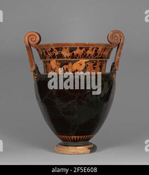 Attic Red-Figure Volute Krater. Zugeschrieben Kleophraden Maler (Griechisch (Dachboden), aktiv 505 - 475 v. Chr.) Stockfoto