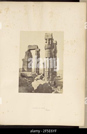 Der Tempel von Soleb, Äthiopien. Francis Frith (Englisch, 1822 - 1898) Stockfoto