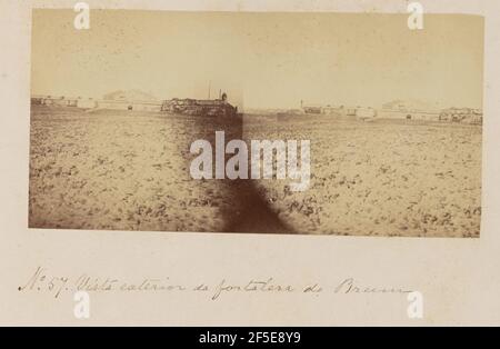 Blick von außen da fortaleza do Brum. Marc Ferrez (Brasilianisch, 1843 - 1923) Stockfoto