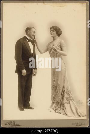 John Drew, Jr. und Frau. Napoleon Sarony (Amerikaner, geboren Kanada, 1821 - 1896) Stockfoto