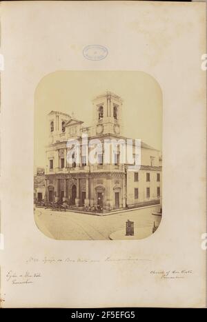 Igreja da Boa Vista em Pernambuco. Marc Ferrez (Brasilianisch, 1843 - 1923) Stockfoto