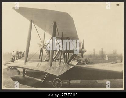 Profil des Wasserflugzeugs. Fédèle Azari (Italienisch, 1895 - 1930) Stockfoto