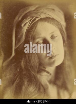 Beatrice. Julia Margaret Cameron (Britin, geboren in Indien, 1815 - 1879) Stockfoto