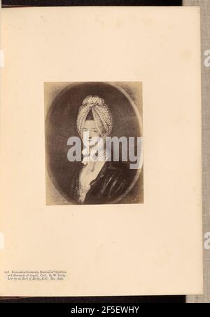 Elizabeth Gunning, Herzogin von Hamilton und danach von Argyll. Charles Thurston Thompson (Englisch, 1816 - 1868) Stockfoto