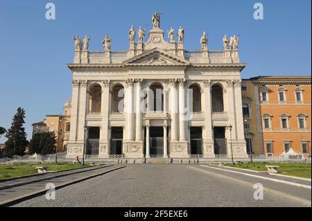 Italien, Rom, Basilika San Giovanni in Laterano Stockfoto