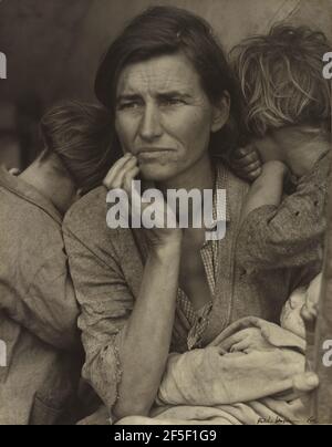 Menschliche Erosion in Kalifornien (Migrantenmutter). Dorothea Lange (Amerikanisch, 1895 - 1965) Stockfoto