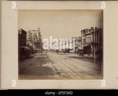 Burke Street. Charles Bayliss (Australien, 1850 - 1897) Stockfoto