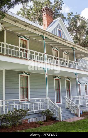 Florida Brooksville Hernando Heritage Museum May-Stringer House 1855 viktorianische Ära Stil historisches Haus National Register of Historic Places Queen Anne Stockfoto