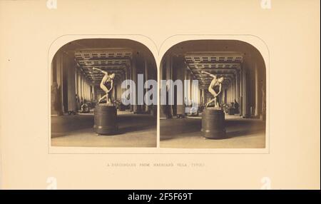Ein Discobolus aus Hadrians Villa, Tivoli. Roger Fenton (Englisch, 1819 - 1869) Stockfoto