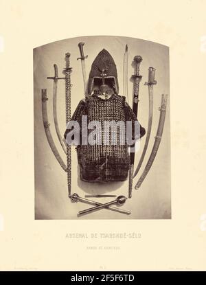 Arsenal de Tsarskoe-Selo, Armes et Armures. Pierre-Ambrose Richebourg (Französisch, 1810 - nach 1872) Stockfoto