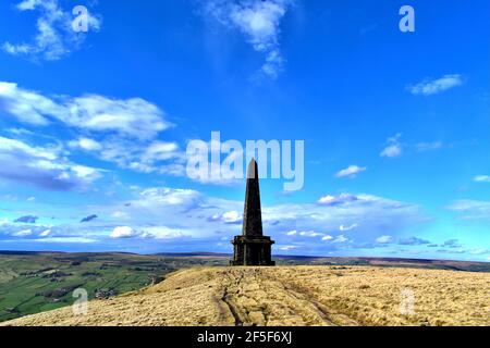 Stoodley Hecht Denkmal Stockfoto