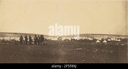 Picquet House, Cathcarts, Hill, von General Bosquets Quarters. Roger Fenton (Englisch, 1819 - 1869) Stockfoto