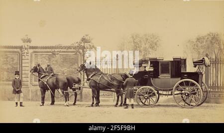 E-Mail Coach du CTE. Ed. De Lambertye. Louis-Jean Delton (Französisch, 1807 - 1891) Stockfoto