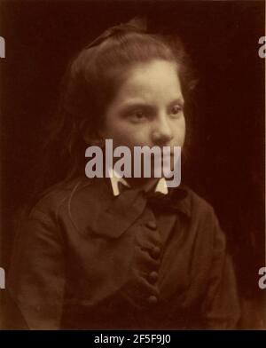 Adeline Norman. Julia Margaret Cameron (Britin, geboren in Indien, 1815 - 1879) Stockfoto