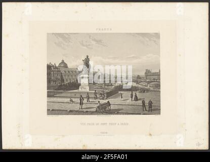 Vue Pry du Pont Neuf in Paris. Nöel-Marie-Paymal Lerebours (Französisch, 1807 - 1873) Stockfoto