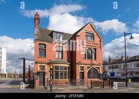 Das Rose Villa Tavern Pub in einem historischen viktorianischen Gebäude im Schmuckviertel von Birmingham Stockfoto