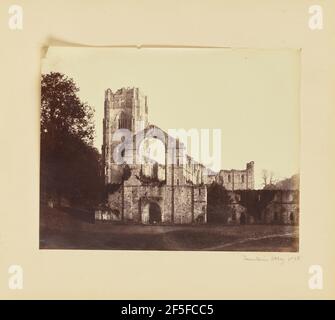 Fontänen Abbey. Alfred Capel-Cure (Großbritannien, 1826 - 1896) Stockfoto