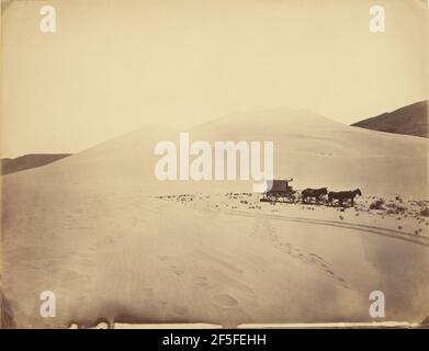 Desert Sand Hills in der Nähe von Sink von Carson, Nevada. Timothy H. O'Sullivan (Amerikaner, um 1840 - 1882) Stockfoto