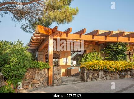 Capo d'Orso Hotel Thalasso und SPA in der Nähe von Palau. Sardinien. Italien Stockfoto