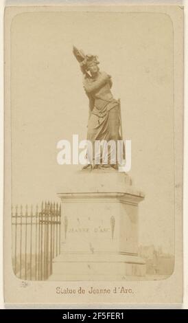 Statue de Jeanne d'Arc... Richou (Französisch, aktiv Orléans, Frankreich 1850s - 1860s) Stockfoto