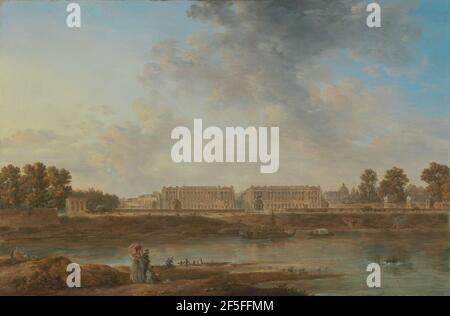 Ein Blick auf den Place Louis XV. Alexandre-Jean Noël zugeschrieben (Französisch, 1752 - 1834) Stockfoto