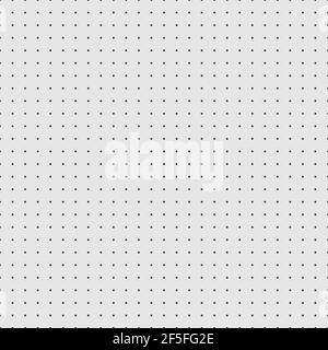 Dot Grid Vektor Papier Graph Papier auf grauem Hintergrund . Stock Vektor