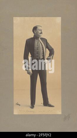 John Drew, Jr. in Kostüm. Napoleon Sarony (Amerikaner, geboren Kanada, 1821 - 1896) Stockfoto