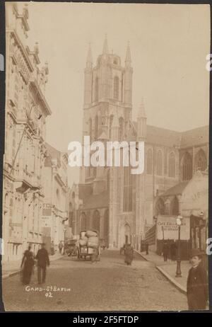 Gand - St. Bavon. Unbekannter Hersteller, Belgier Stockfoto