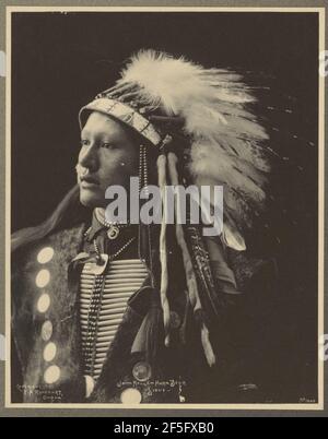 John Hollow Horn Bear, Sioux. Stockfoto