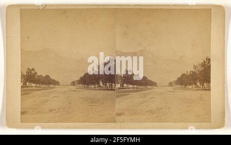 Colorado Springs. Pike's Peak Avenue. Franklin A. Nims (amerikanisch, aktiv 1869 - 1890s) Stockfoto