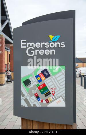 Emersons Green Retail Park, Bristol Stockfoto