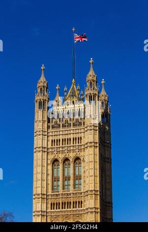 Palast von westminster Stockfoto